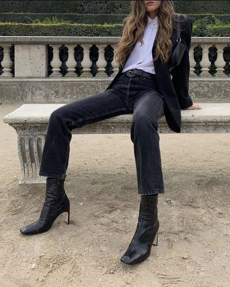 ボトムス nixnut 2025ss Las Jeans 98 Jeans & Ankle Boots: A Classic Combination — Nicole Bozzani